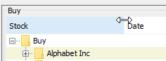 Resize Column Resize Column