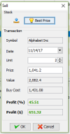 Sell Dialog Sell Dialog